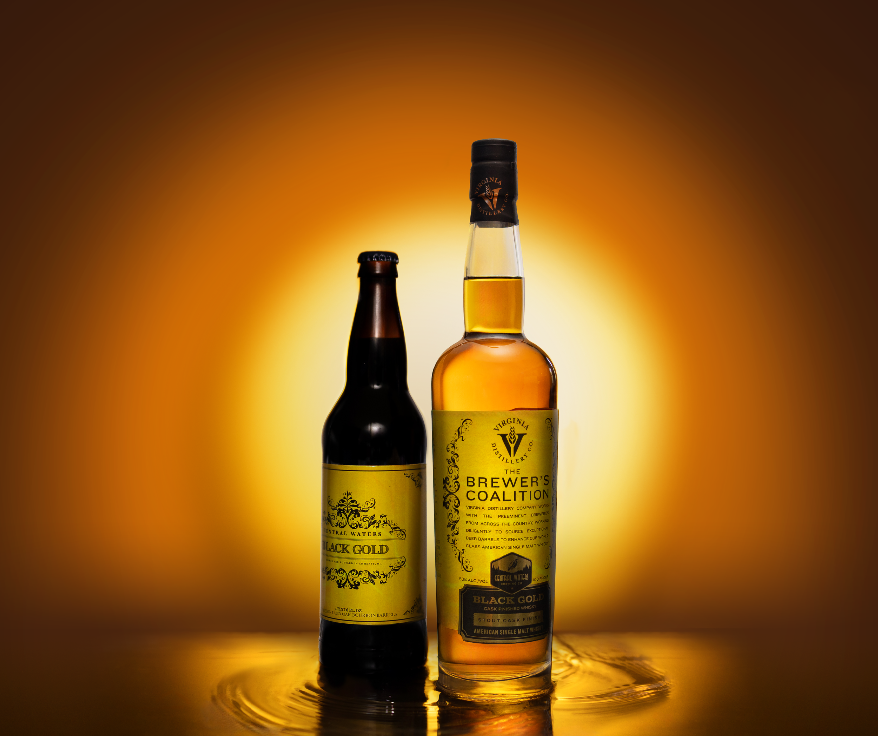 Central Waters Brewing Co. Black Gold Stout Cask Finish | Virginia